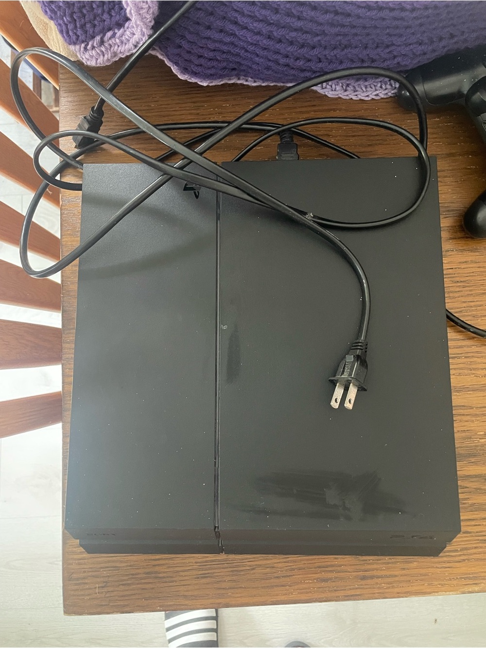 Sony Black PS4 Slim Gaming Console with Power Cord